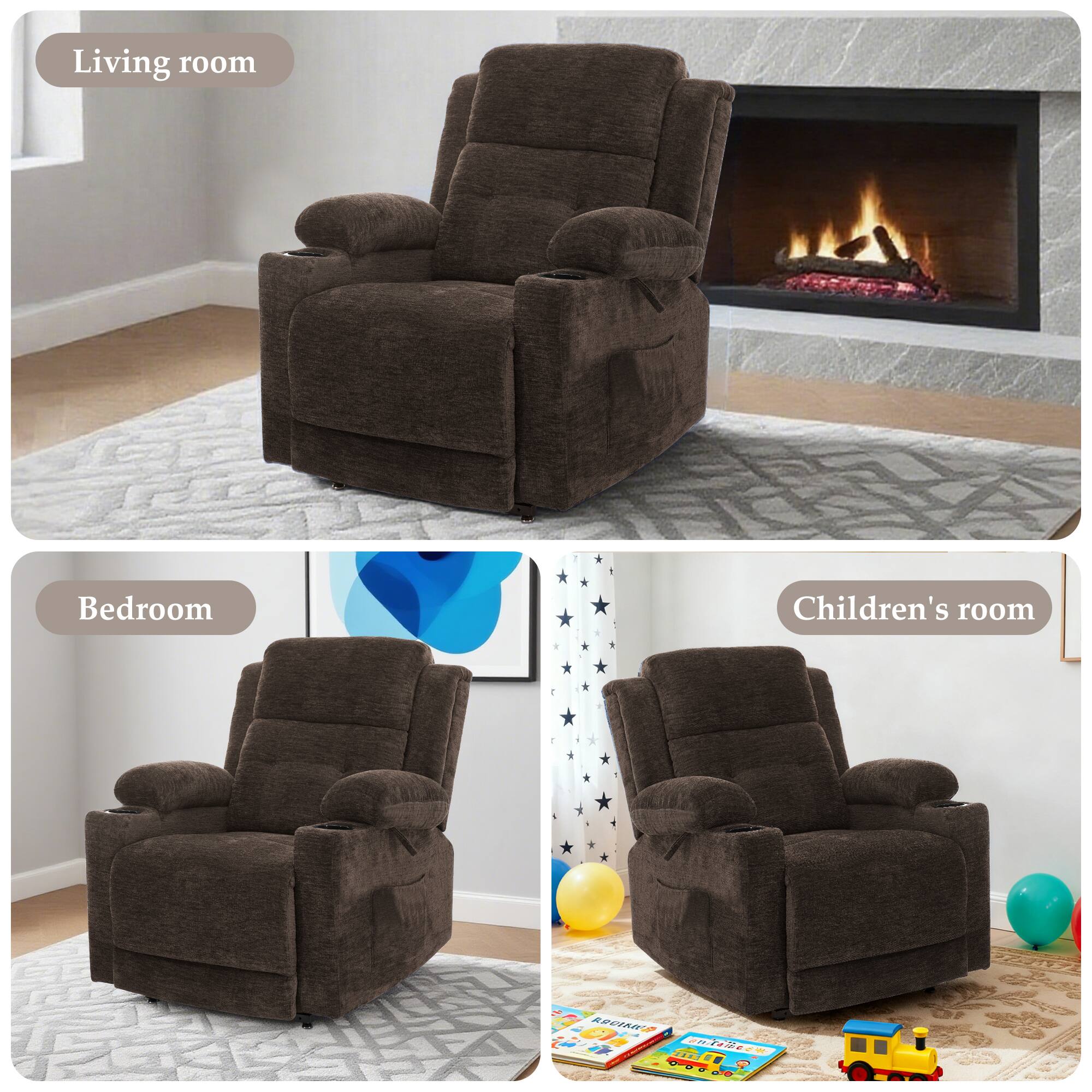 Living room  
Bedroom  
Children's room