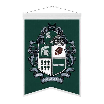bd Htn State SPARTANS FNDED. 1855 GREEN GO GO WHITE