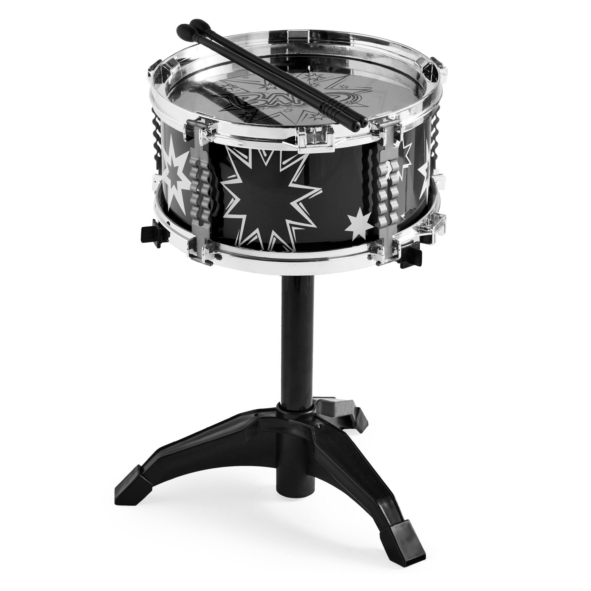 Alt View 5. Best Choice Products - Best Choice Products 11-Piece Kids Starter Drum Set w/ Bass Drum, Tom Drums, Snare, Cymbal, Stool, Drumsticks - Black - Black.