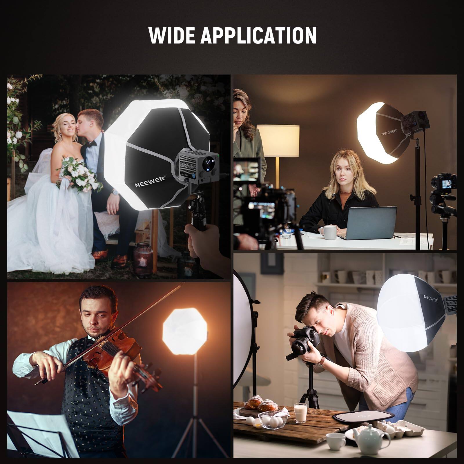 WIDE APPLICATION

NEEWER