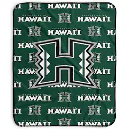 Pegasus - Hawaii Rainbow Warriors 50" x 60" Repeat Wordmark Fleece Blanket - Multicolor
