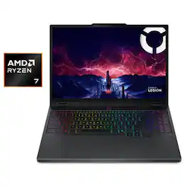 Lenovo - Legion 5 15.1" OLED WQXGA 165HZ Gaming Notebook AMD Ryzen 7 260 16GB RAM 512GB SSD NVIDIA GeForce RTX 5060 - Black