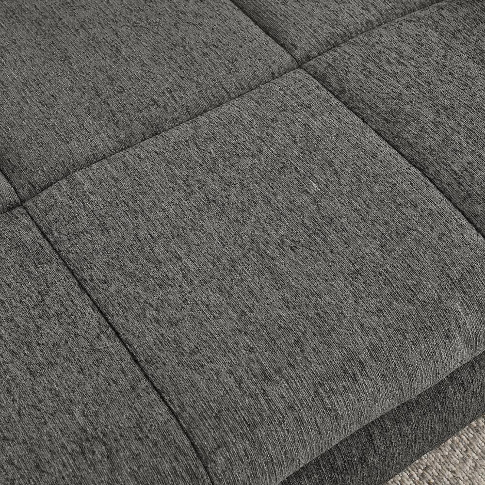 Back. APRILSOUL - Soft and comfortable pet bed for big and oversized dogs durable elevated dog sofa bed comfortable dog sofa DARK GRAY.