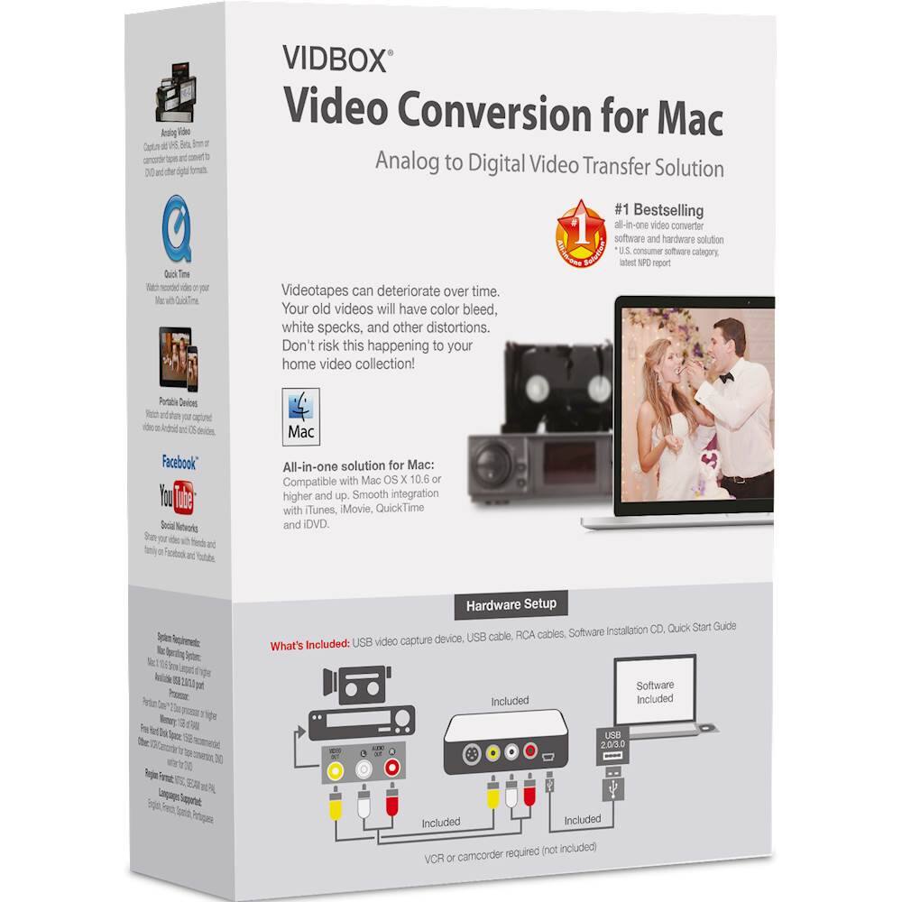 Alt View 11. VIDBOX - Video Conversion for Mac - Black/White.