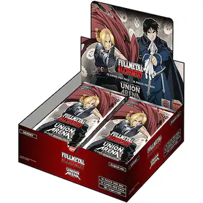 Bandai - Union Arena - Trading Card Game: FULLMETAL ALCHEMIST - Booster Box (UE09BT) Bandai - Union Arena - Trading Card Game: FULLMETAL ALCHEMIST - Booster Box (UE09BT)