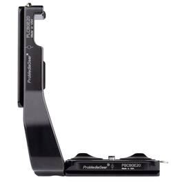 ProMediaGear - PLCBGE20 Arca-Swiss L-Bracket for Canon 5D Mark IV with BG-E20 Vertical Battery Grip