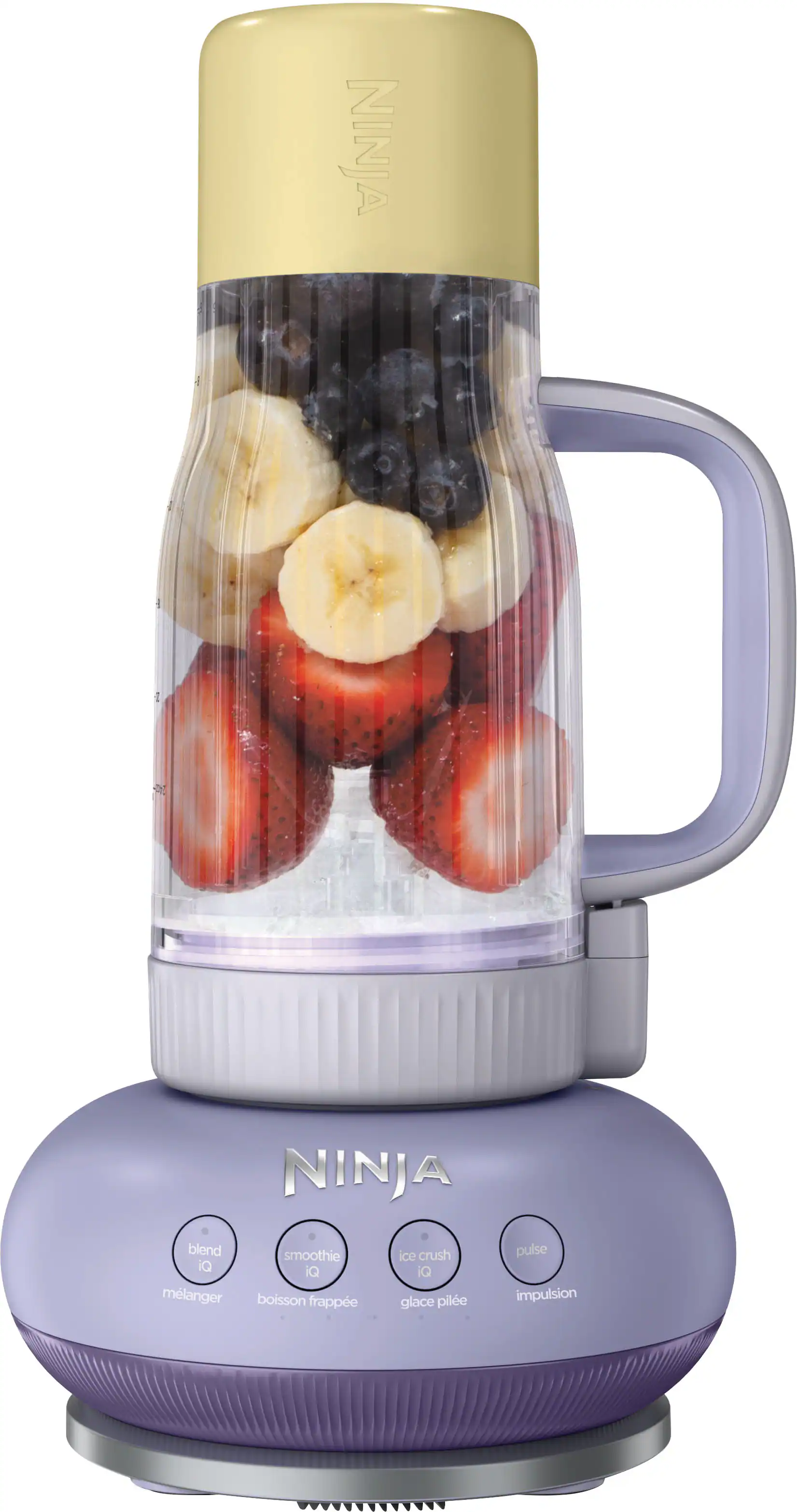 Ninja - BlendBOSS™ 26oz Tumbler Blender with Travel Tumbler, 1200 Peak Watts, Three AUTO IQ® Programs - Lavender Lemonade