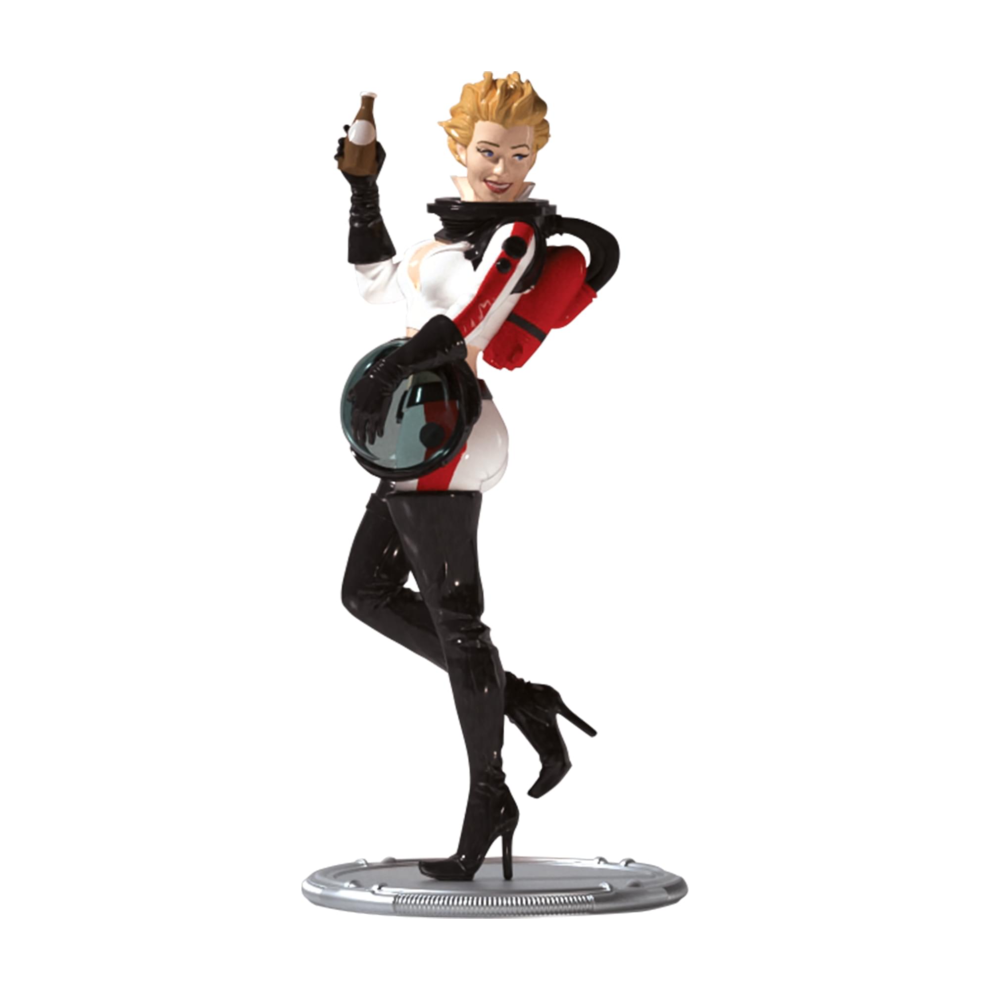 Front. Syndicate Collectibles - Fallout Nuka-Girl 3-Inch Mini Figure - White.