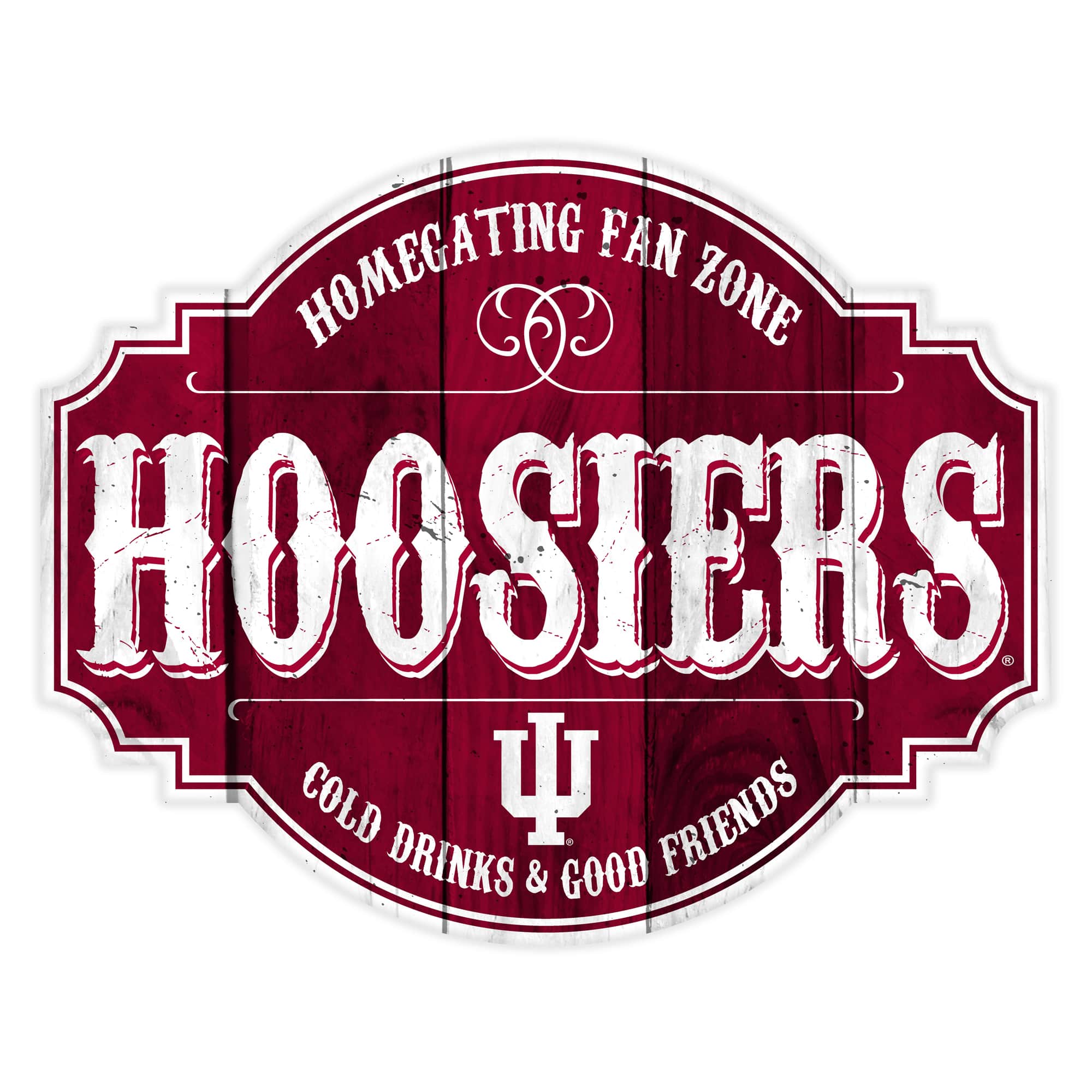 Fan Creations - Indiana Hoosiers 24'' Homegating Tavern Sign - Multicolor
