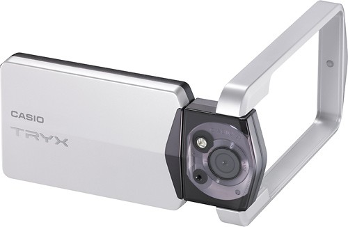 avond Haan helikopter Best Buy: Casio TRYX 12.1-Megapixel Digital Camera White EX-TR100 White
