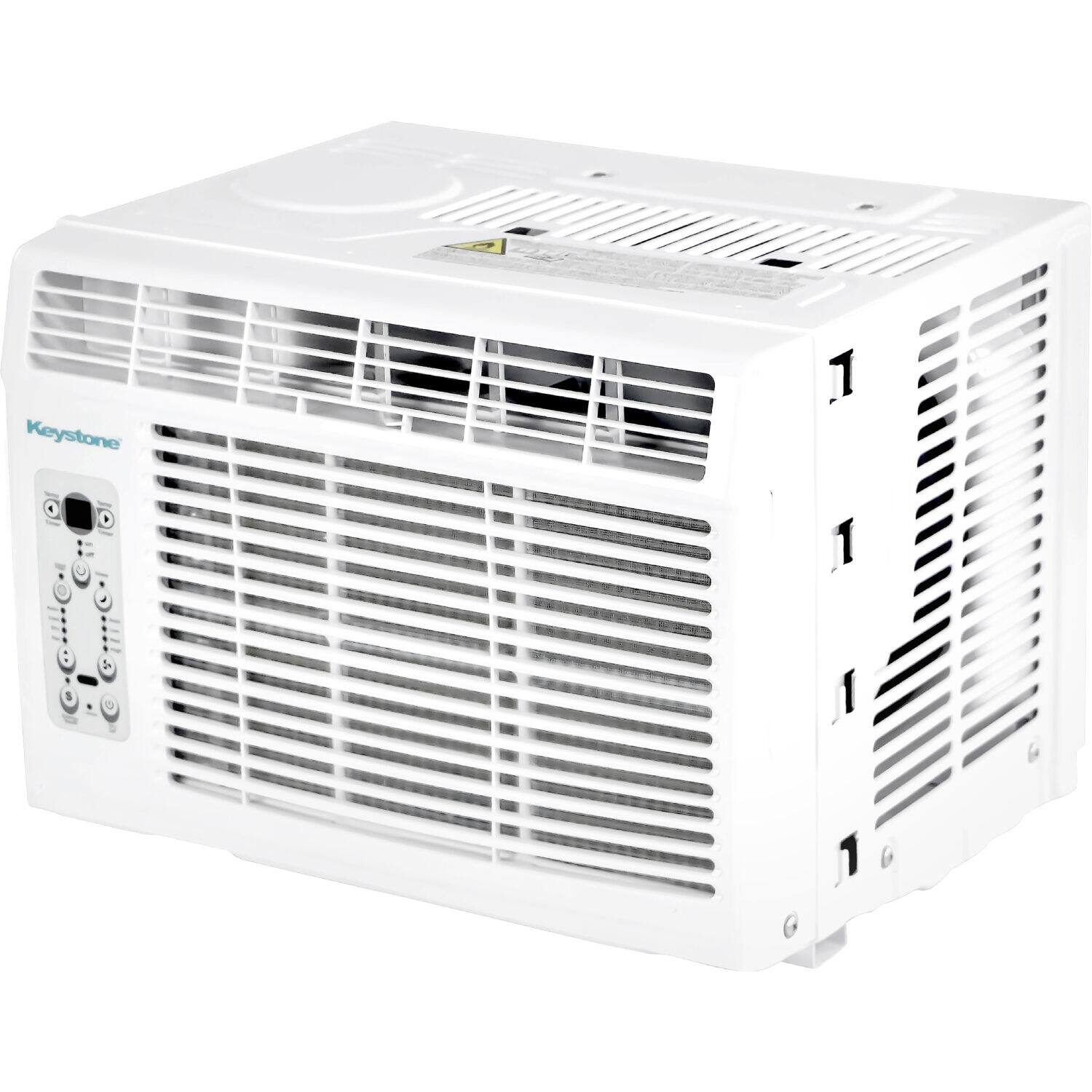 Alt View 18. Keystone - 650 Sq. Ft 14,500 BTU Window Air Conditioner - White.