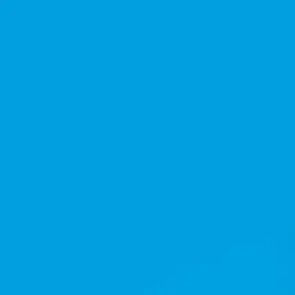 Front. Lee Filters - Lee Filters Medium Blue 24x21" Gel Filter Sheet.