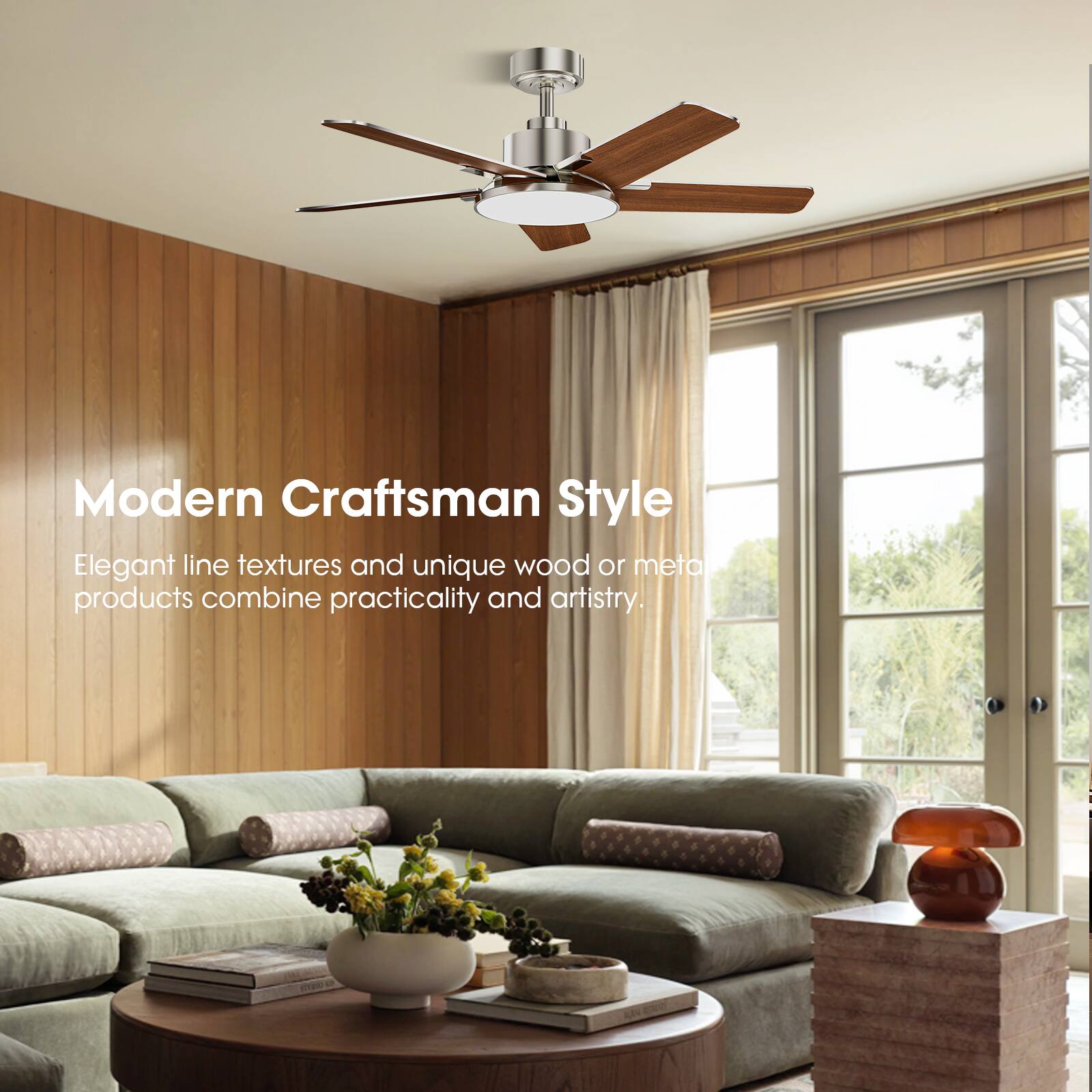 Modern Craftsman Style

Elegant line textures and unique wood or metal products combine practicality and artistry.