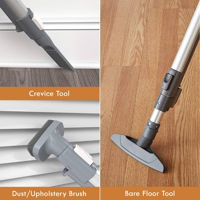 Crevice Tool  
Dust/Upholstery Brush  
Bare Floor Tool