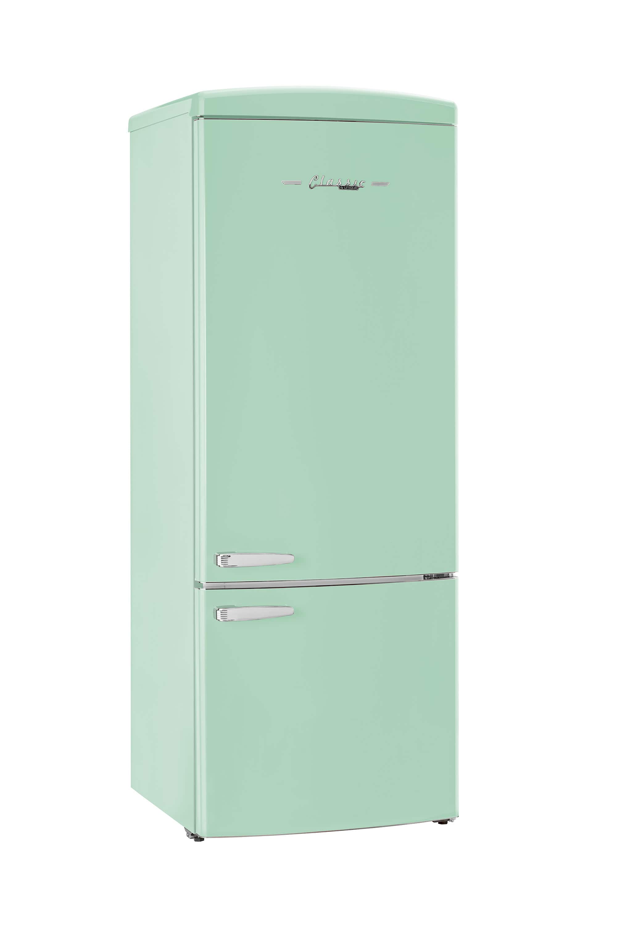 Unique Appliances - Classic Retro 16.7 cu.ft Bottom Freezer Counter Depth Refrigerator - Summer Mint Green - Front_Zoom