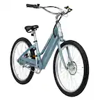Front. GoTrax - GOTRAX SHORELINE 27.5" ELECTRIC BEACH CRUISER BIKE - BLUE - Blue.