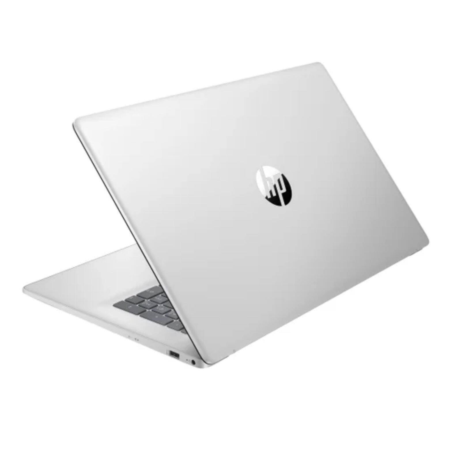 Alt View 3. HP - 17-cn4153cl 17.3" HD+ Touch Intel Core 5 120U 1.4 GHz 16 GB DDR4 1TB SSD Intel Graphics Windows 11 Home Laptop - Natural Silver.