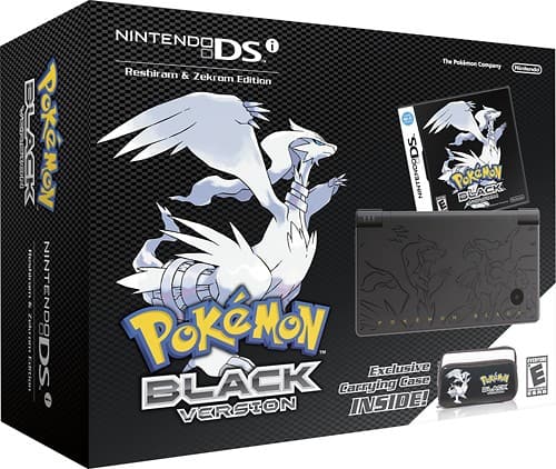 Angle Standard. Nintendo - Nintendo DSi Bundle (Black) with Pokémon Black Version.