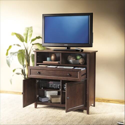 Best Buy Init™ Tall TV Stand for FlatPanel TVs Up to 42" NTWD1211