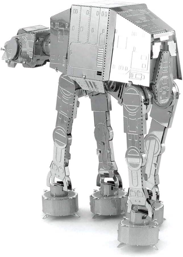 Alt View 2. Metal Earth - Metal Earth Star Wars Imperial AT-AT 3D Metal Model Kit - Silver.
