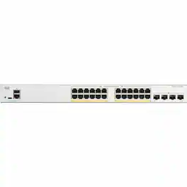 Cisco Consumer Products - Cisco Catalyst C1200-24FP-4G Ethernet Switch - 24 Ports - Manageable - Gigabit Ethernet - 10/100/1000Base-T, 1000Base-X - Unknown