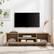 Alt View 16. Walker Edison - 58" Modern 2-Door Simple TV Stand for TVs up to 65" - Coastal Oak.