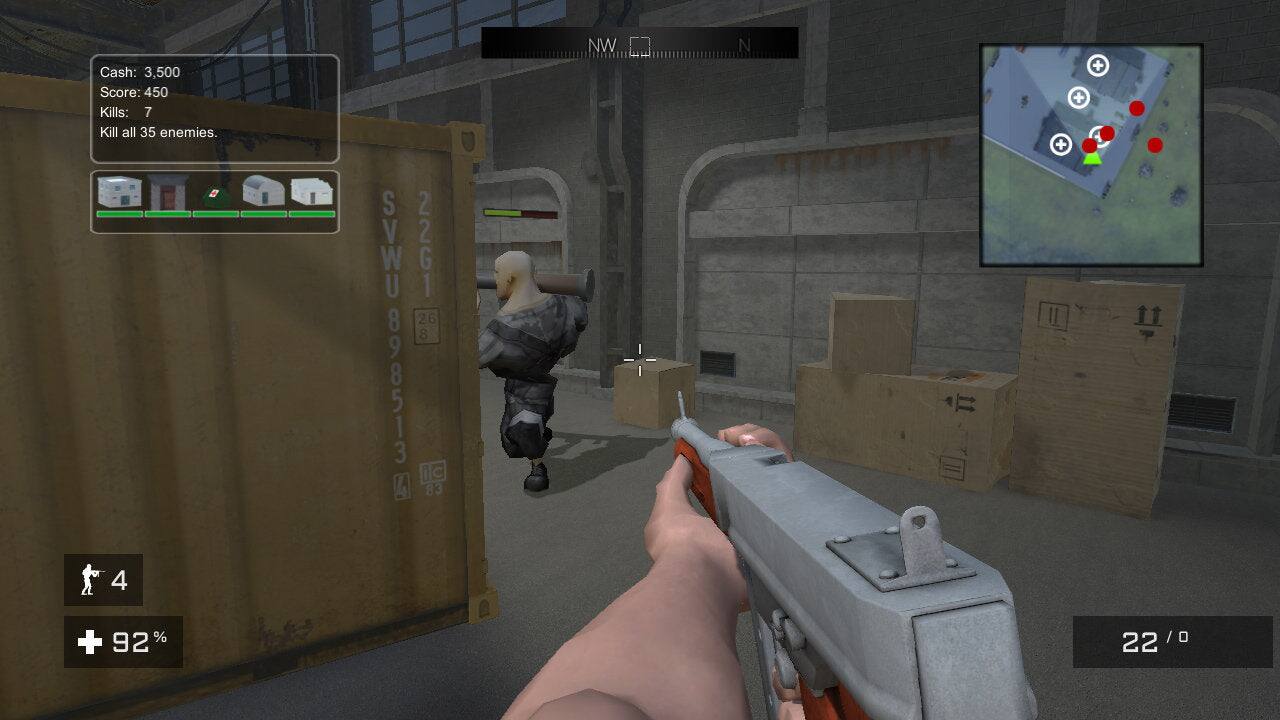 Cash: 3,500  
Score: 450  
Kills: 7  
Kill all 35 enemies.  

SVWU 2261 G 1 8 26 8 898513  

4  
+92%  

22 / 0