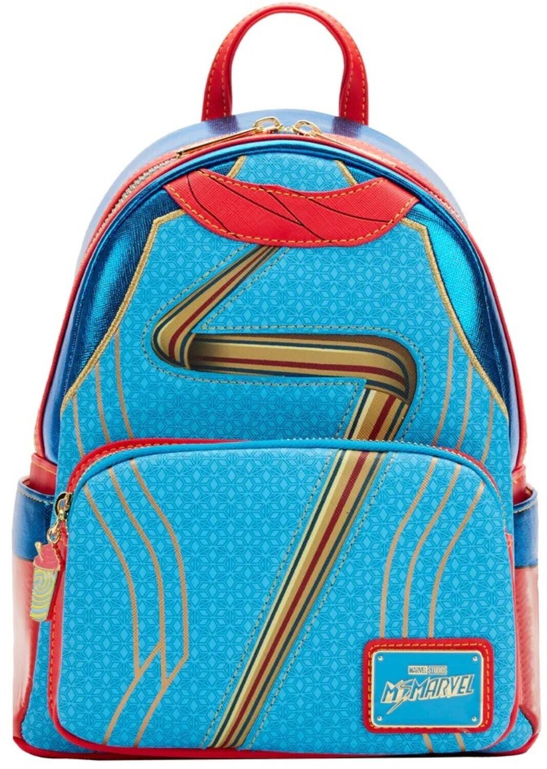 LoungeFly - MARVEL: MS MARVEL COSPLAY MINI BACKPACK - APPAREL - Multicolor