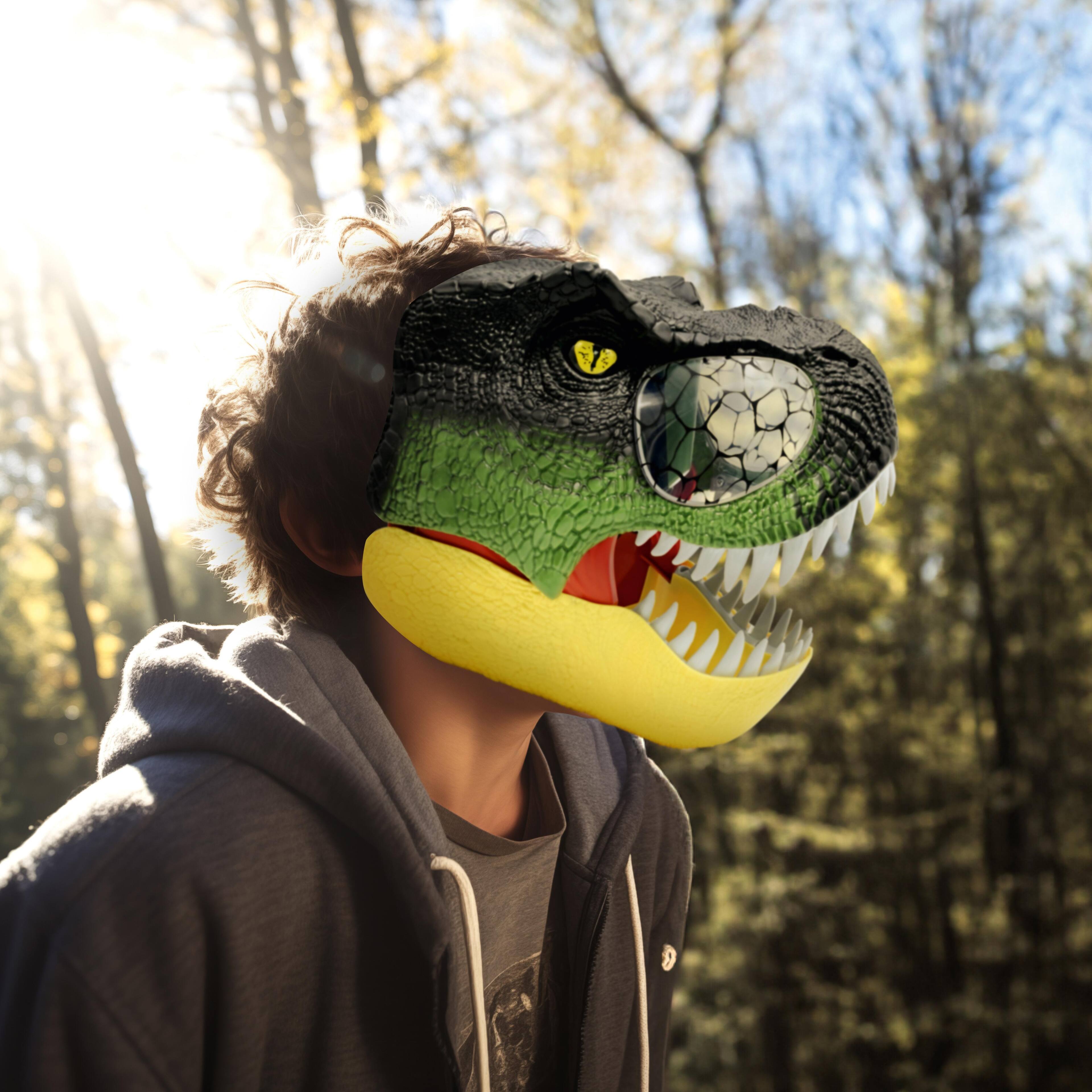 Alt View 4. Lexibook - Realistic Dinosaur Mask with Sound and Light Effects.