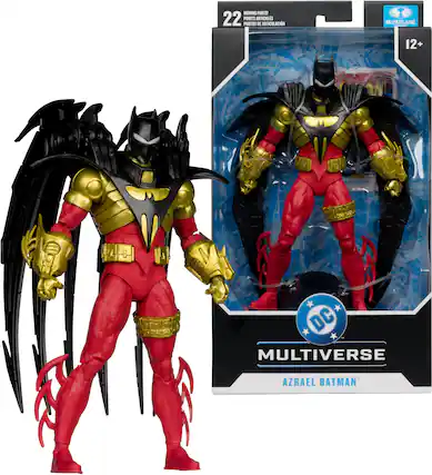 MUVING PARTS! 22 POINTS DE ARTICULACION McFARLANE - DEAIHOUERA CUrC 12+ DC MULTIVERSE AZRAEL BATMAN