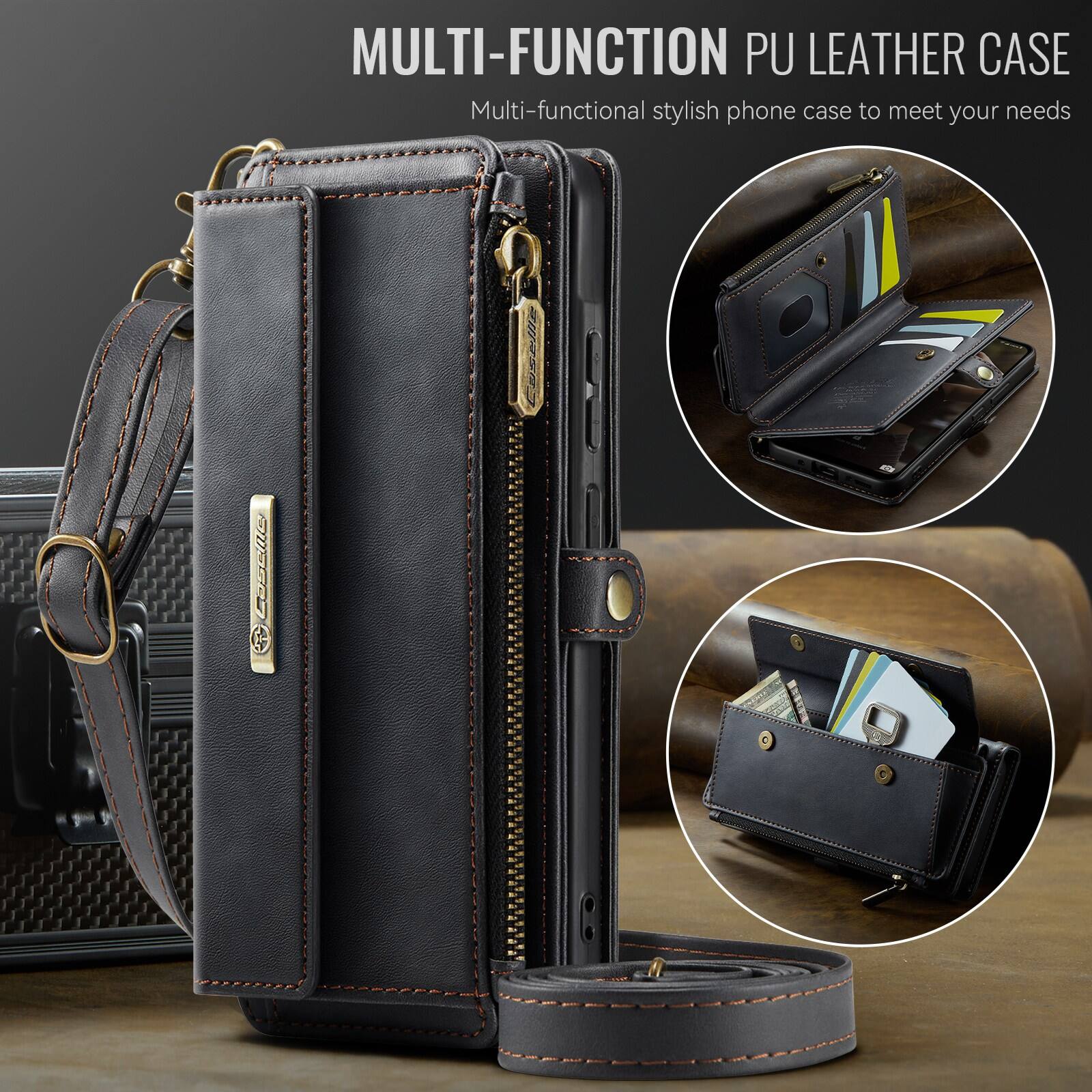 MULTI-FUNCTION PU LEATHER CASE  
Multi-functional stylish phone case to meet your needs