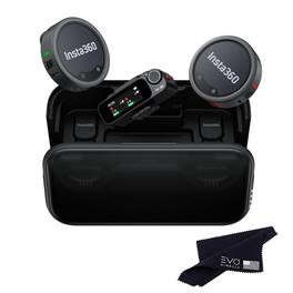 Insta360 - Mic Pro (2 TX + 1 RX + Charging Case), Wireless Mini Lavalier Microphone for iPhone/Camera/Android, Ultralight,