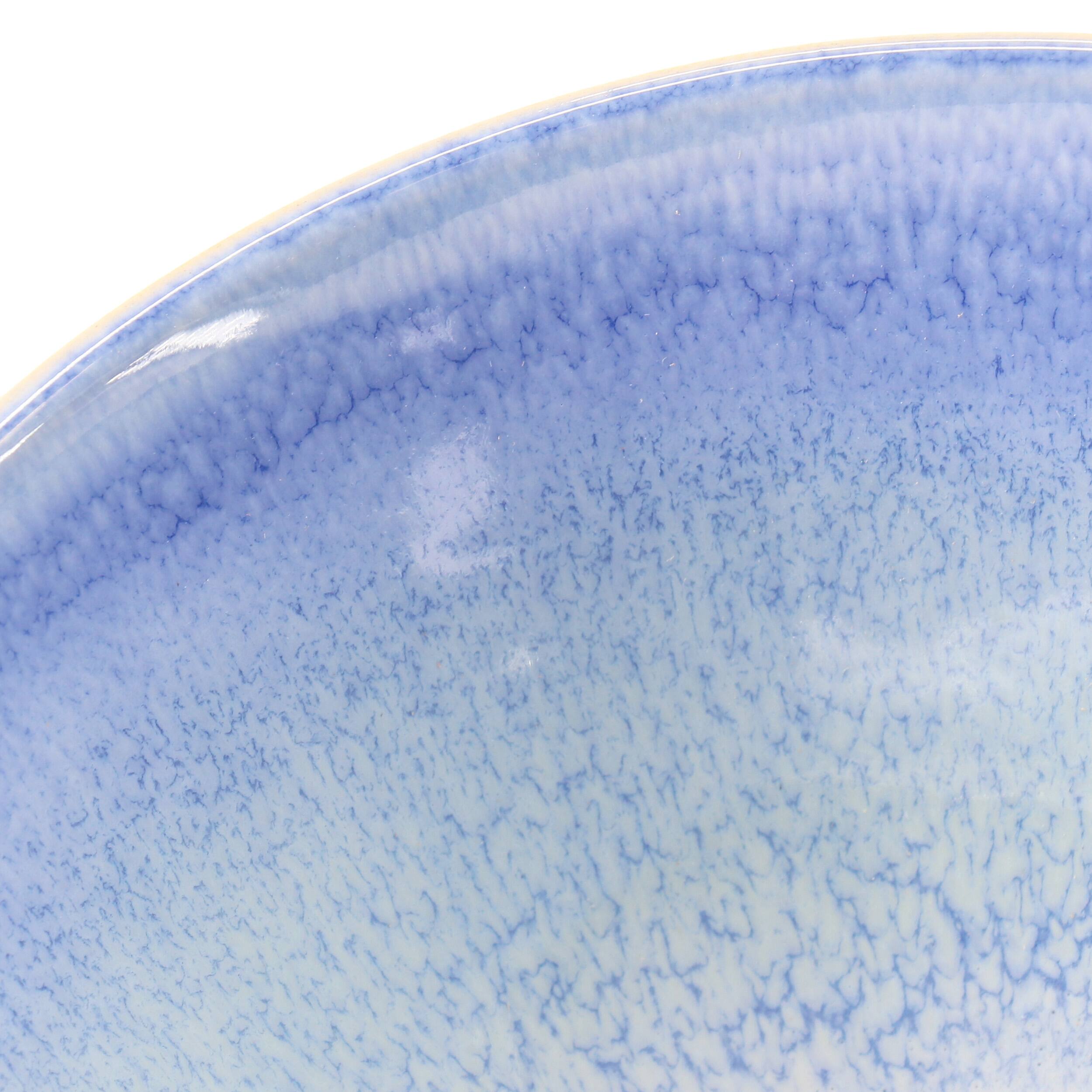 Alt View 4. Gibson - Meritage Windsor 8 Piece 6 Inch Round Stoneware Footed Bowl Set in Sea Blue - Blue.