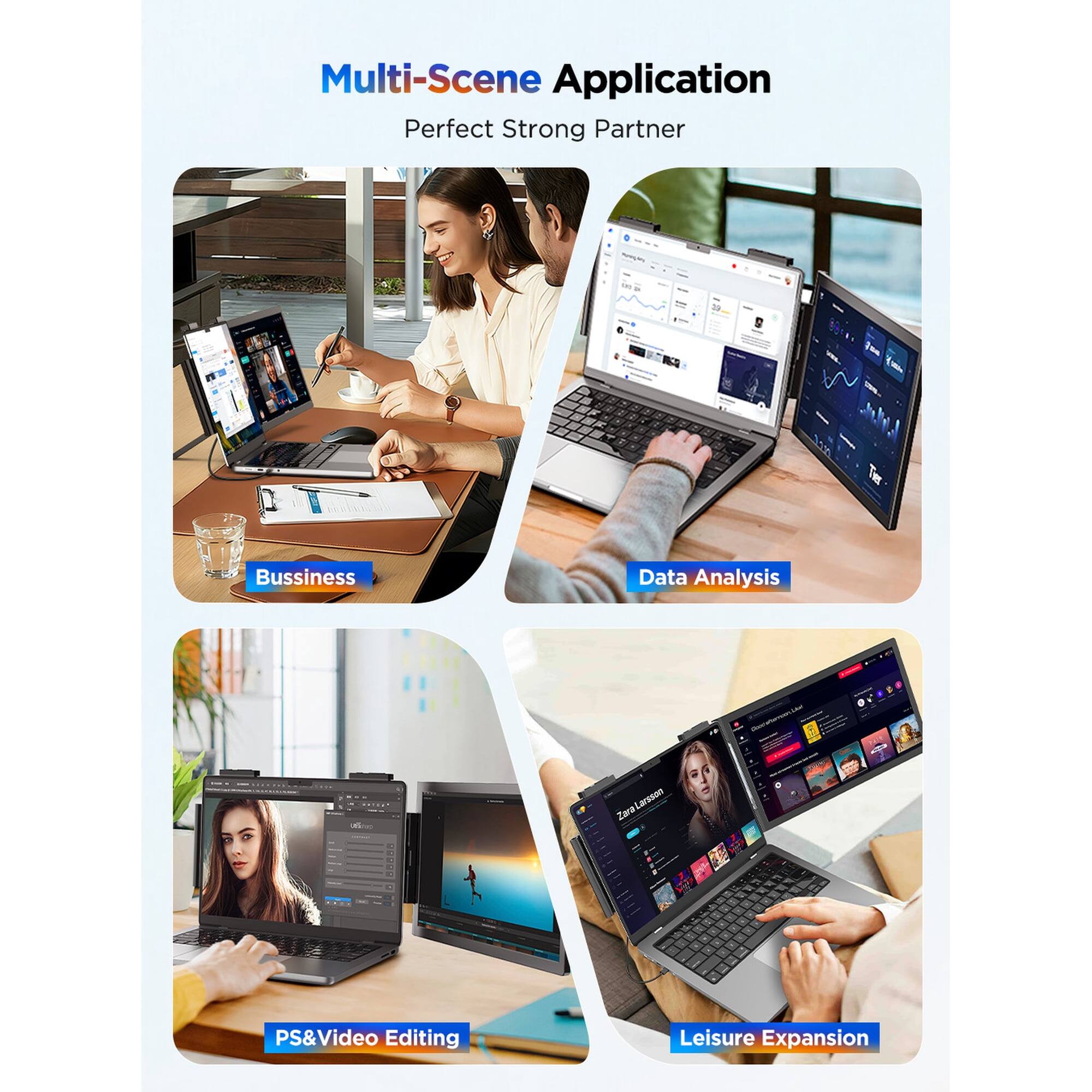 Multi-Scene Application  
Perfect Strong Partner  

Bussiness  
Data Analysis  
PS&Video Editing  
Leisure Expansion