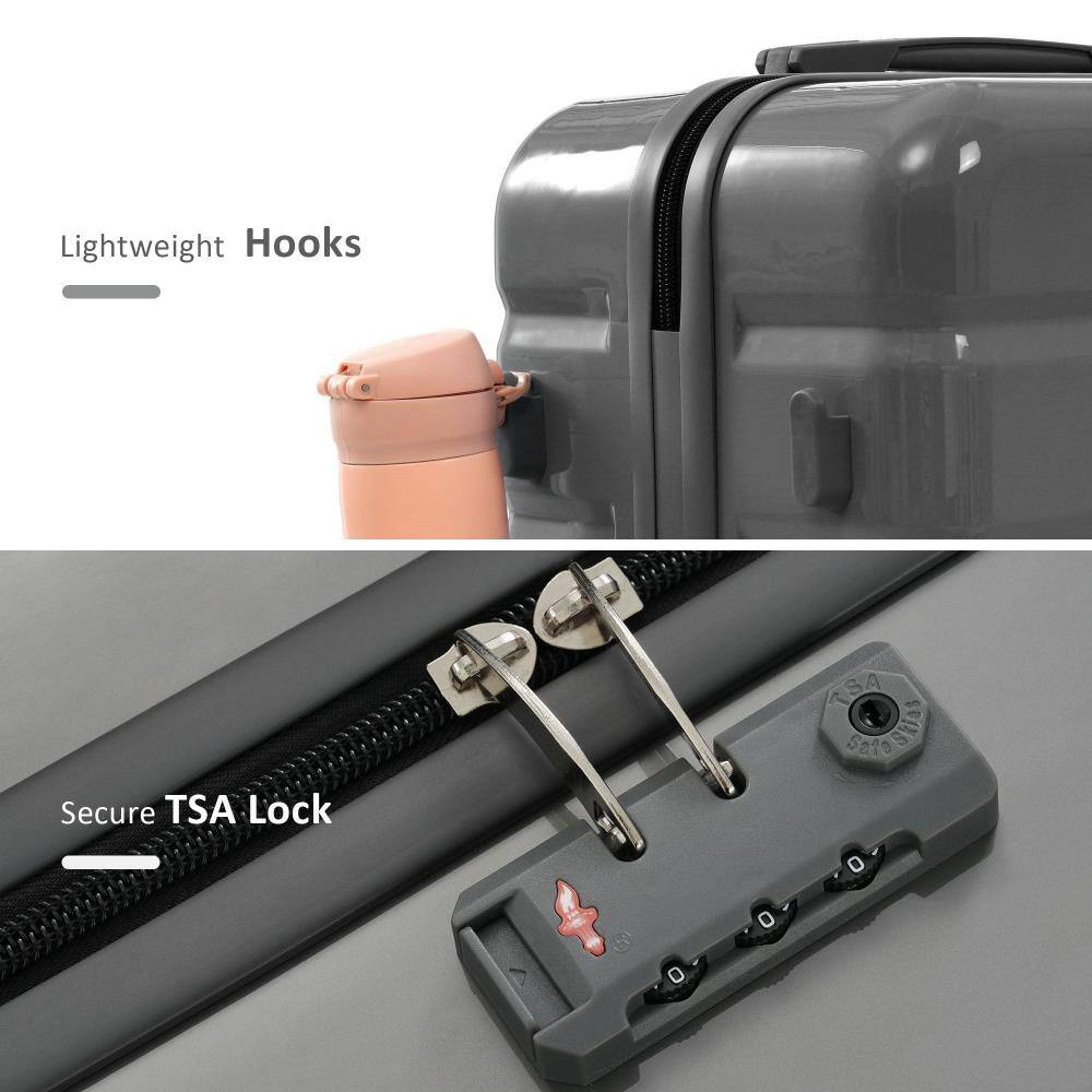 Lightweight Hooks  
Secure TSA Lock