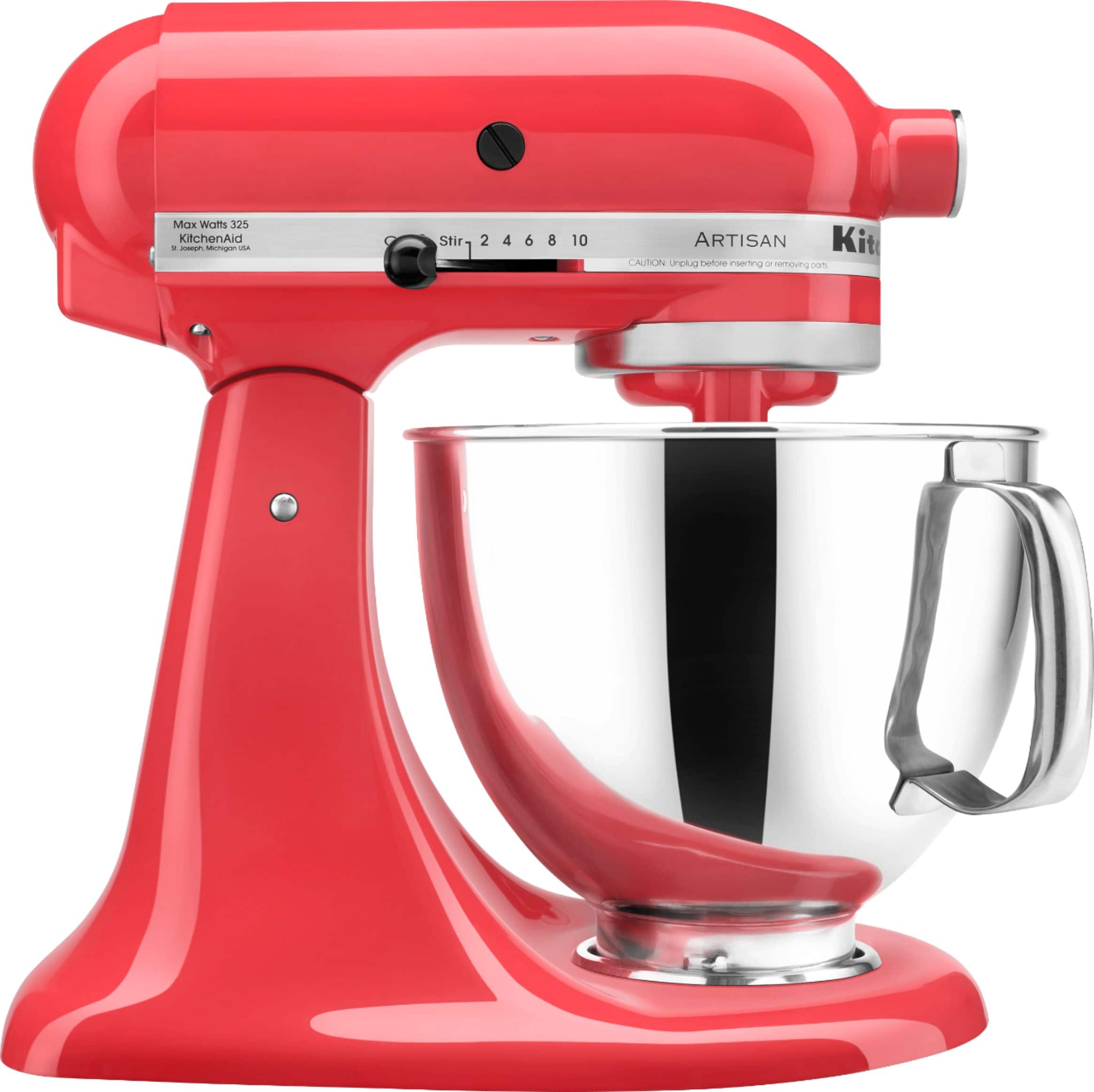 Angle. KitchenAid - KSM150PSWM Artisan Series Tilt-Head Stand Mixer.
