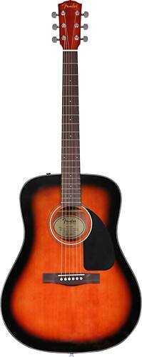 Front Standard. Fender® - CD-60 Dreadnought Guitar - Sunburst.