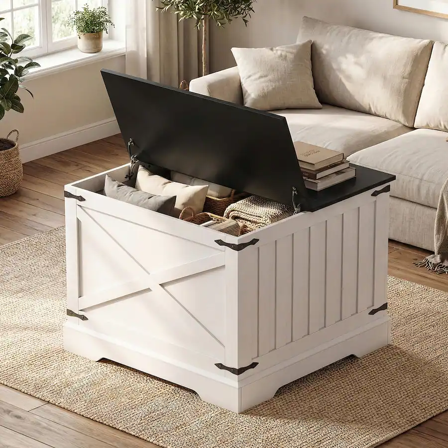 Cover Table Ramp Gymax 31.5'' Farmhouse Lift Top Coffee Table w/Hidden Storage ...