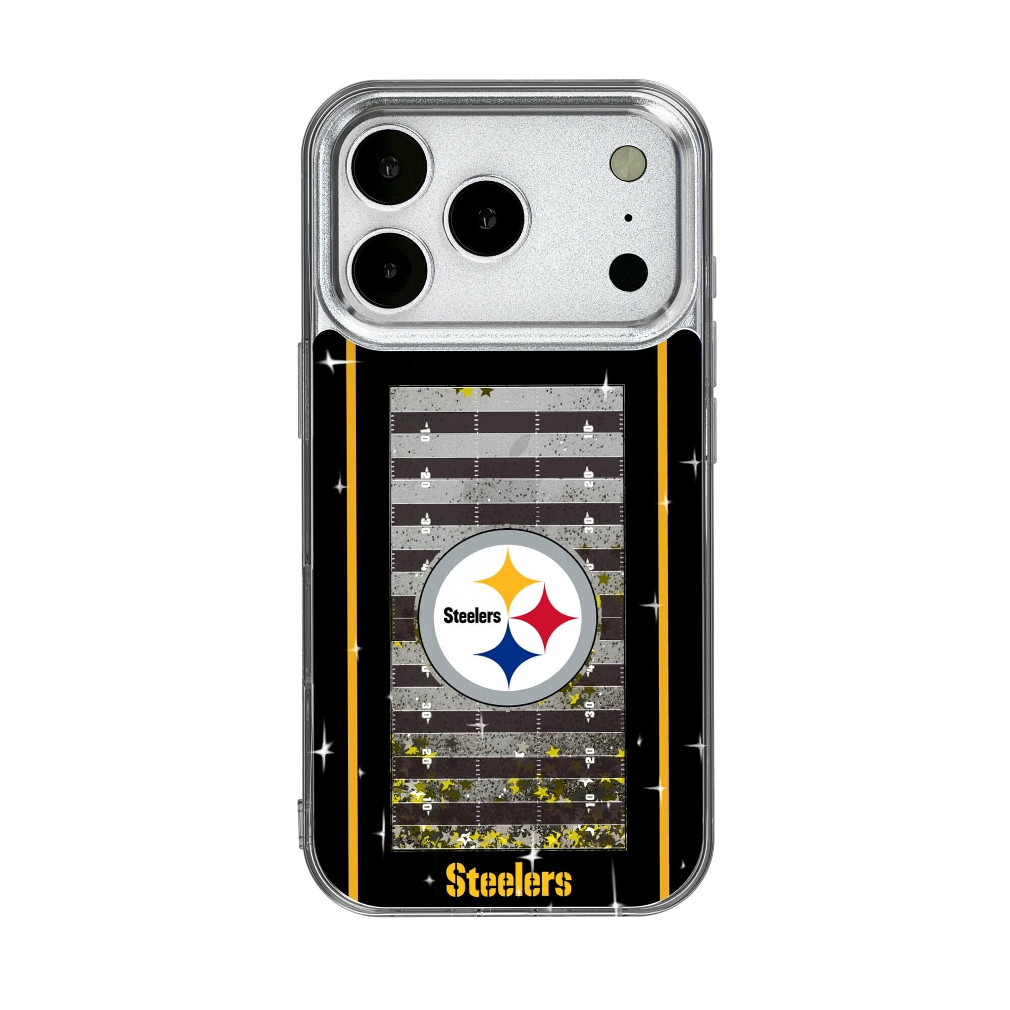 Keyscaper - NFL - Pittsburgh Steelers iPhone Field Design Glitter Case - 17 Pro - Multicolor price history on PriceWatchPro