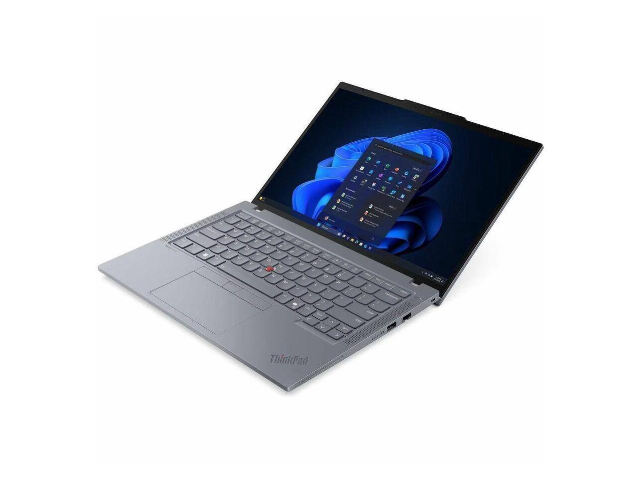 Alt View 3. Lenovo - Lenovo ThinkPad T14 Gen 6 - Intel Core Ultra 7 - 16 GB - 512 GB SSD - Windows 11 Pro - Black.