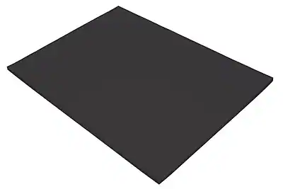 Front. Tru-Ray - Tru-Ray 18" x 24" Construction Paper, Black, 50 Sheets (P103093) - Black.