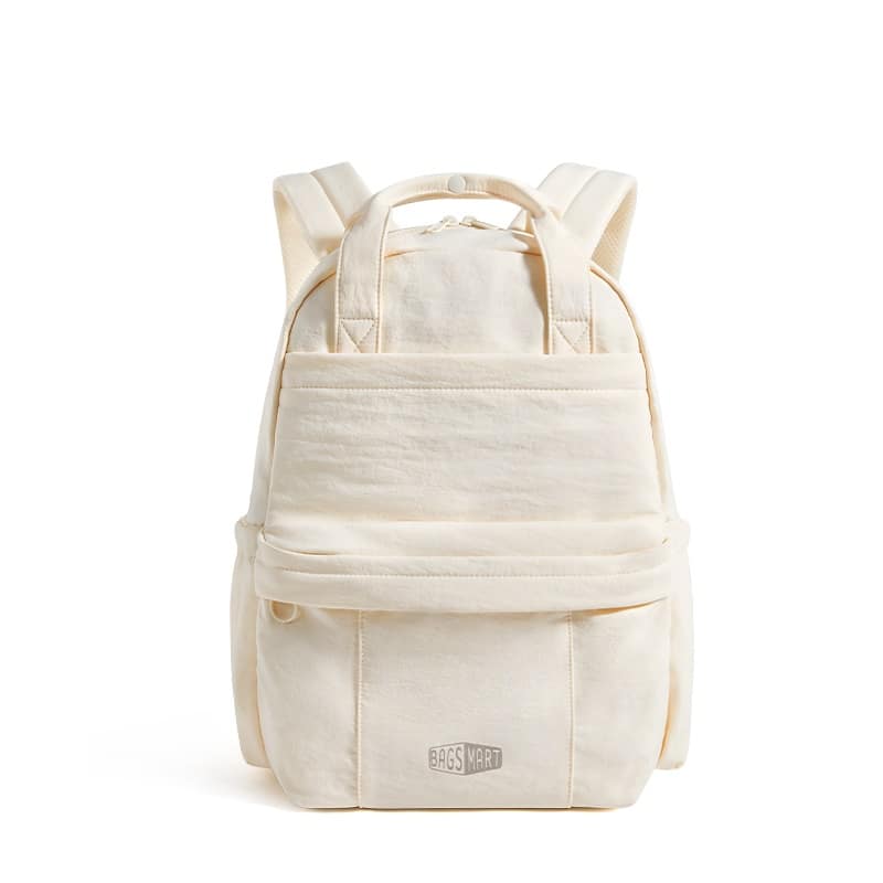 Bagsmart - Lightweight Unisex Casual Backpack, Water-Resistant Daypack Bookbag for 14-15 Inch Laptop, Travel Work Commuter - Cream price history on PriceWatchPro