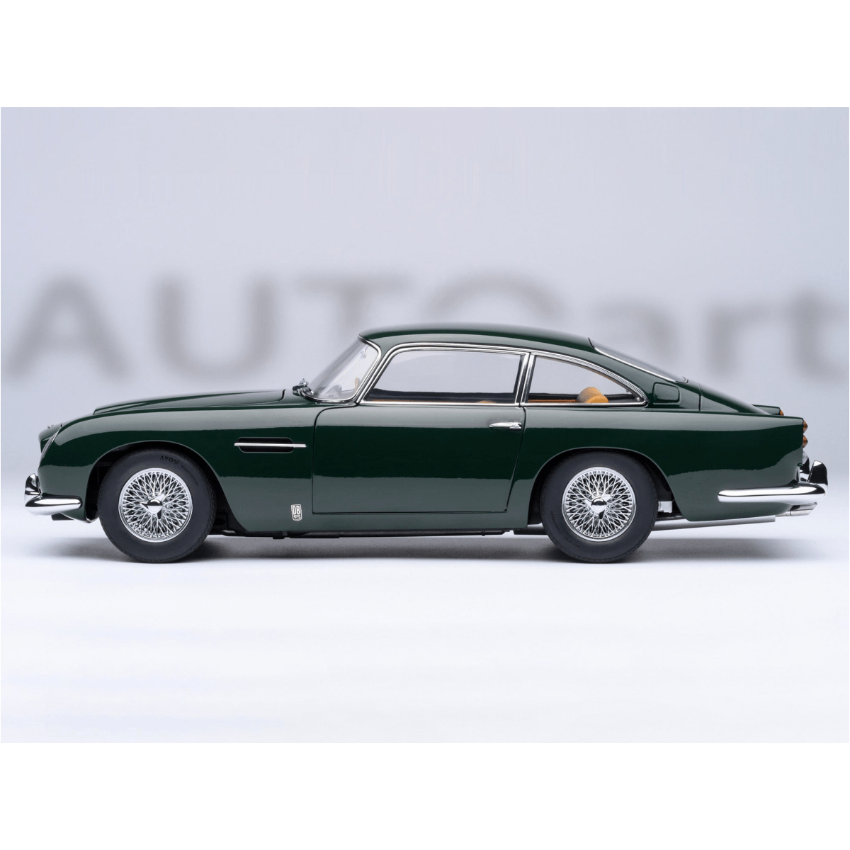 Alt View 9. Autoart - Aston Martin DB5 RHD (Right Hand Drive) British Racing Green 1/18 Model Car by Autoart.
