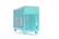 Front. Thermaltake - TR100 SFF mITX Mini Tower PC Case with PCIe 4.0 Riser Cable Included - Mint Strawberry.