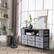 Alt View 11. Bestier - 48in Wide Wooden Accent Storage Cabinet With Wood Top And 10 Fabric Drawers - Gray.
