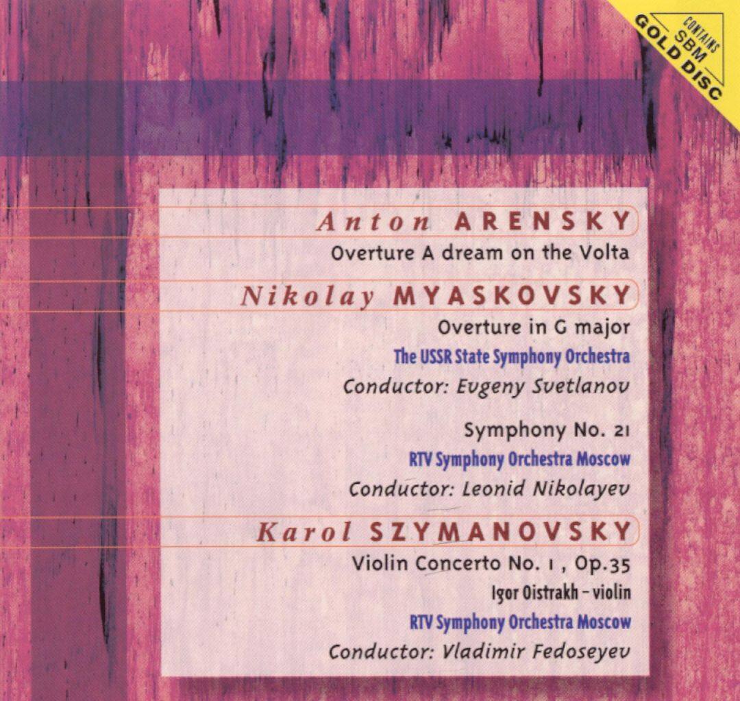 Anton Arensky: Overture A dream on the Volga; Nikolay Myaskovsky ...