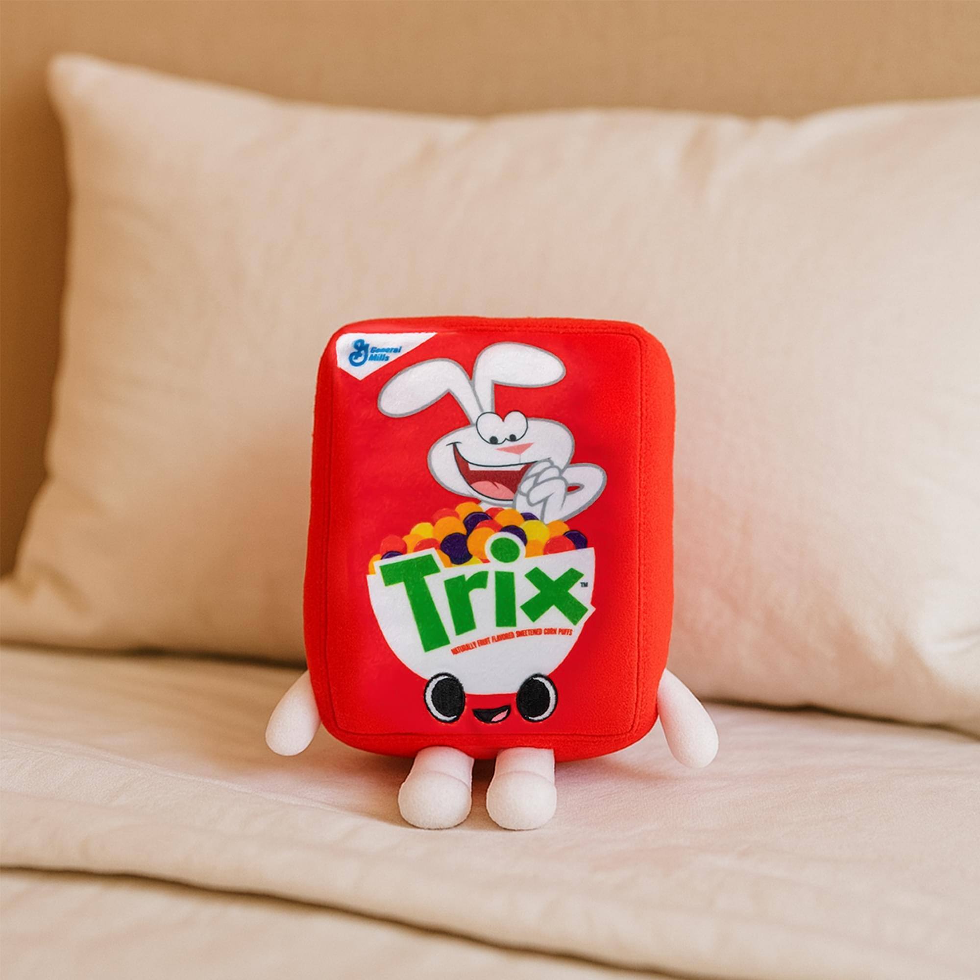 Alt View 3. Funko - General Mills 6 Inch Funko Plush | Trix Cereal Box - Red.