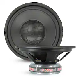 5 CORE - Car Subwoofer 10" 3000W Pro Audio Deep Bass Component Sub Woofer 4Ohm Replacement Speaker - Black
