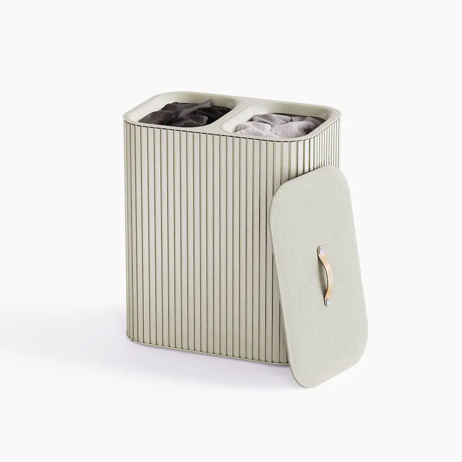 Joseph Joseph Tota Trio Trieur à linge 90L, gris Joseph Joseph Tota Trio Trieur à linge 90L, gris