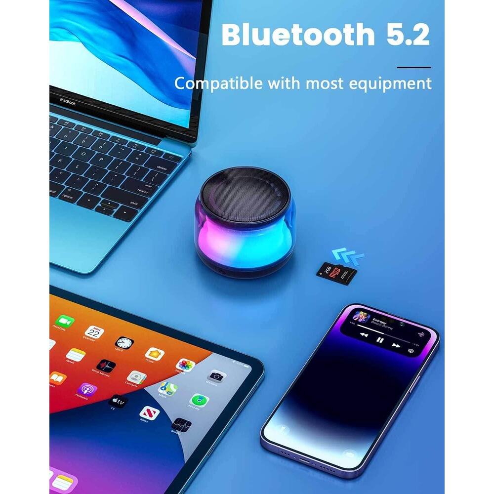 Bluetooth 5.2  
Compatible with most equipment